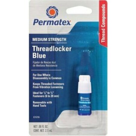 PERMATEX Blue Med.Strgth Threadlock 2.5ml 24206